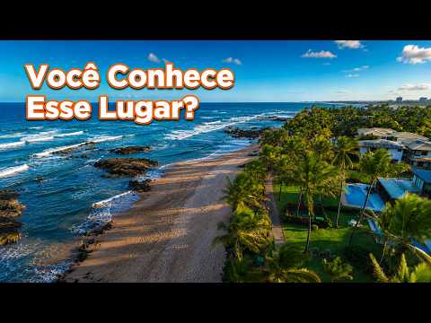 Vista de Cima | Sobrevoei Busca Vida e descobri um dos lugares mais bonitos da Bahia | Drone 4K