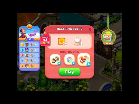 Gardenscapes Level 2745