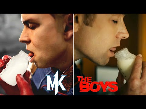Mortal Kombat 1 Homelander Outro Comparison | The Boys vs. MK1