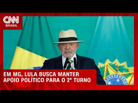 Lula vai a MG para tentar manter palanque no 2º turno | CNN 360°