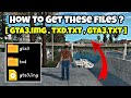 How To Get [ gta3.img, txd.txt, gta3.txt ] Files GTA SA OBB Users Must Watch This Basic Tutorial #1