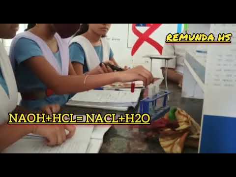 Acid and Base reaction(RHS)