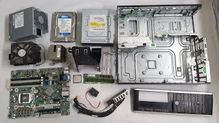 HP Elite 8300 sff PC TEARDOWN | hp elite 8300 disassembly