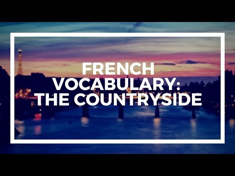Learn French Vocabulary with Talk in French | Lesson 95 : The Countryside - La campagne