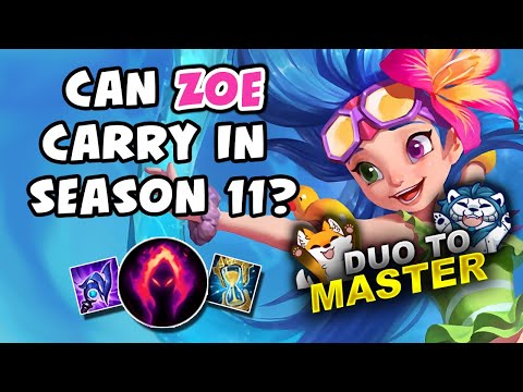 CAN ZOE CARRY IN SEASON 11? DUO TO MASTER - VICKSY | League of Legends
