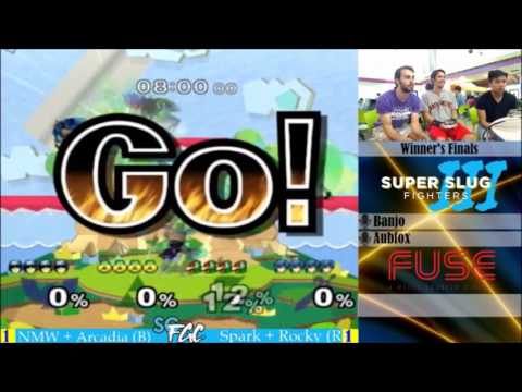 NMW + Arcadia (Blue) vs Spark + Rocky (Green)