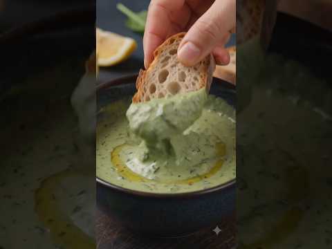 Kremasti sos od spanaća jogurta i limuna 🌿🍋