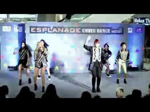 140517 F-vy Second cover 2NE1 - Fire + Crush @Esplanade Cover Dance Contest (Audition)