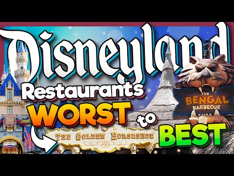 Disneyland Restaurants Ranked WORST to BEST in 2026