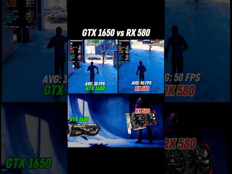 RX 580 or GTX 1650 #gamingpc #gpu #graphicscard #pcgaming