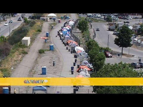 Kelowna's tent city persists under heavy security 90 days after makeover