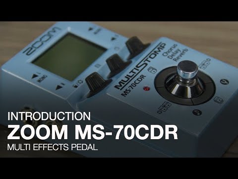 Zoom MS-70CDR MultiStomp Chorus / Delay / Reverb Pedal