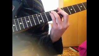 Tops - Way to be loved intro guitar cover