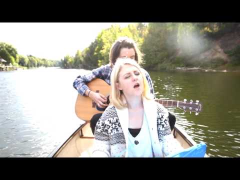 "Live off the Canoe" - Tangerine and Blue by Darrelle London