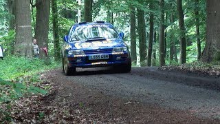 preview picture of video 'Crash Subaru Impreza Gr.A 555 Prodrive - Hansen/Prévot - Haute-Senne 2012 [HD]'