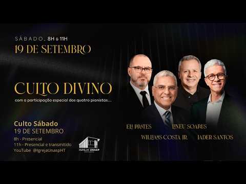 Culto Adventista | Pr. José Prudêncio Junior | "77 Anos UNASP HT" | Igreja UNASP HT