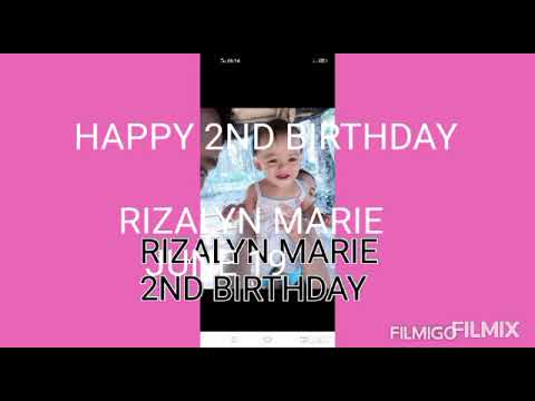HAPPY 2ND BIRTHDAY TO MY GRANDAUGHTER/RIZALYN MARIE /WISH U ALL THE BEST