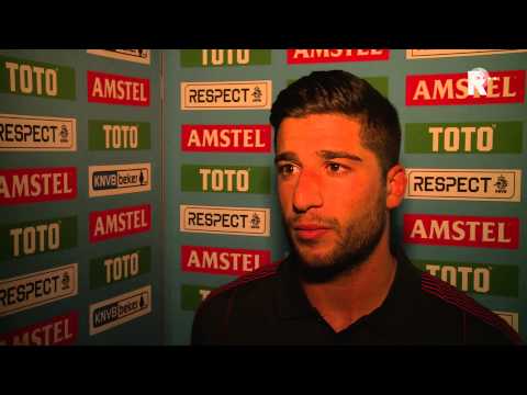 Ninos Gouriye na afloop van WKE - Excelsior