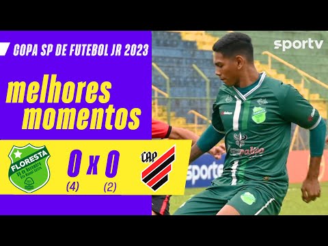 Gols e lances de Floresta x Athletico Paranaense