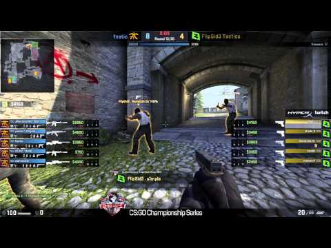 PGL CCS Last chance - Fnatic vs Flipsid3 (Cobblestone Match 1)