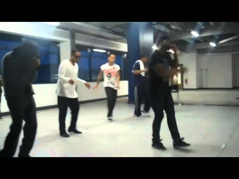 JLS Choreographer Leon Petit working with The Jacksons and JLS