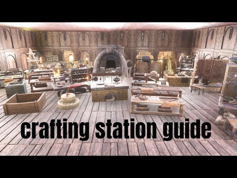 CRAFTING STATIONS EXPLAINED. CONAN EXILES 2023