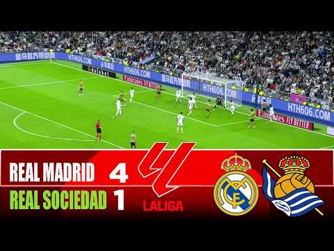 REAL MADRID vs REAL SOCIEDAD 4-1 | 2026 LaLiga | Match Highlights