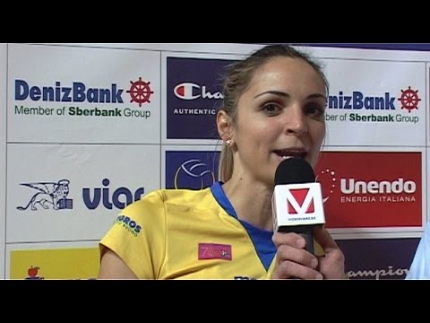 UYBA - Casalmaggiore 3-2  Intervista a Giulia Leonardi