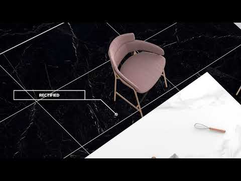 Nero Marquina Porcelain Tile