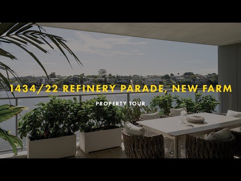 1434/22 Refinery Parade, New Farm | Property Video