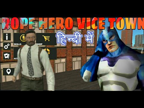 Military base mein Hungama in Rope Hero Vice Town New Update Secret Place Mission Hindi Cartoon 🙏🇮🇳🙏