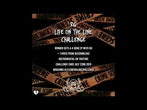 RG x Mozzy & $tupid Young - Life On The Line Challenge (Instrumental)