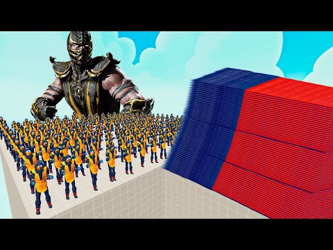 200x SCORPION + 1x GIANT vs EVERY GOD - Totally Accurate Battle Simulator TABS