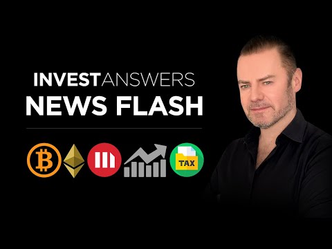 IA News Flash: Bitcoin, Ethereum, Crypto Taxes, CryptoJacking, Stock Mkt, Women in Crypto and more