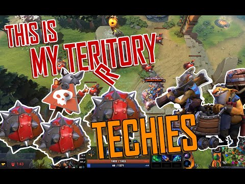 Dota 2 ! TECHIES territory! kaBOOM! ☢️