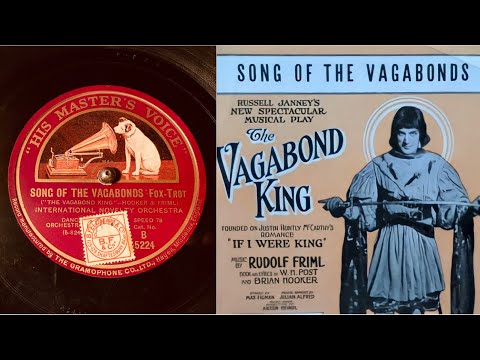 International Novelty Orchestra (Nat Shilkret) - Song Of The Vagabonds / 78 rpm - HMV B5224 - 1926