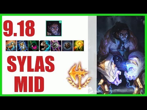 Sylas Mid Ranked Challenger Build 9.18 - KR Challenger