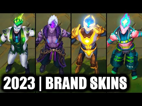 ALL BRAND SKINS SPOTLIGHT 2023 | League of Legends