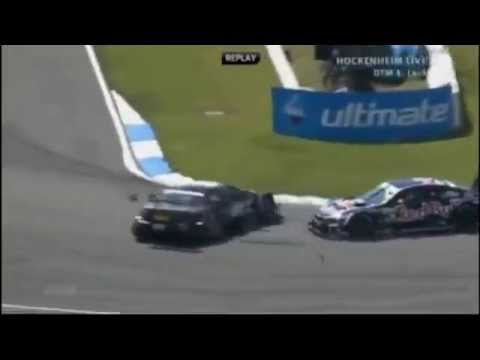 Da Costa Crashes into Scheider @ 2014 DTM Hockenheim