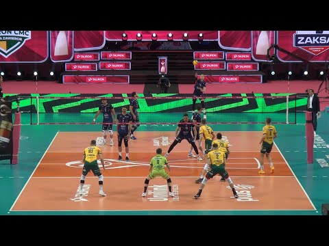 Polish Cup Semifinal : Zawiercie - Zaksa 0:3 Match Highlights