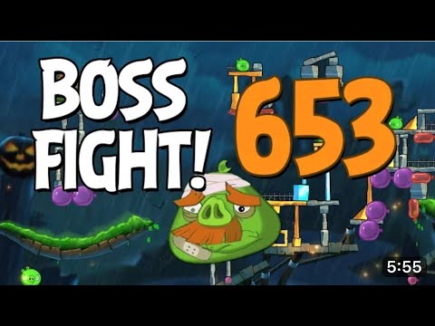 Angry Birds 2 Boss Fight 89! Foreman Pig Level 653 Walkthrough - iOS, Android