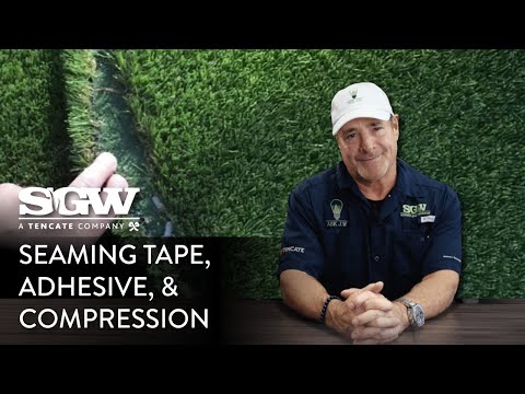 Seaming Synthetic Turf Playground Series - Part 4 - Seaming Tape, Adhesive, & Compression