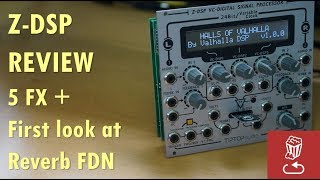 Video thumbnail for Tiptop Z-DSP Review + first look at Reverb FDN + 5 other FX (with MiniBrute 2, Una Corda, Valhalla) by loopop