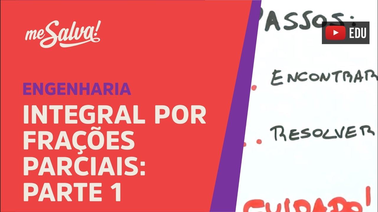 Me Salva! INT37 - Integral por Frações Parciais: Parte 1