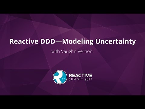 Reactive DDD  Modeling Uncertainty