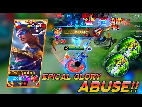 EPICAL GLORY ABUSE | BRUNO BEST BUILD S22 - MASTER BODAK MLBB