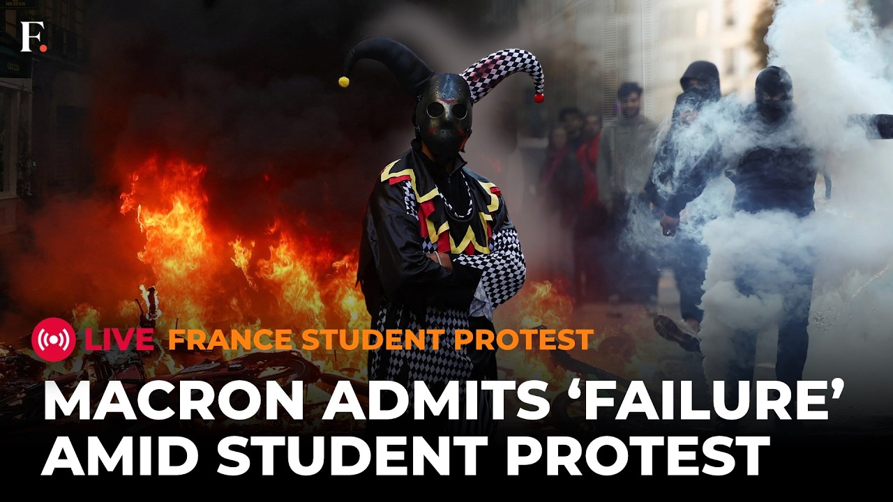 France Protest LIVE: Paris' Louvre Museum shut Amid Student Protest | Macron Admits 'Failure'