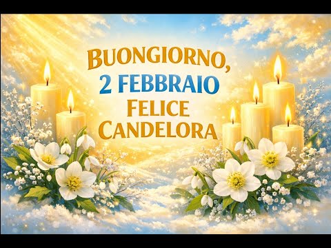 Good morning, have a good start to the week, happy Candlemas