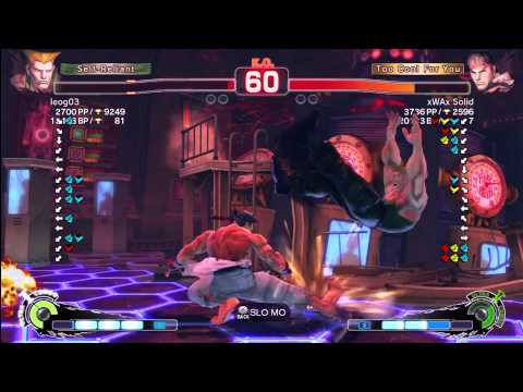 leog03 (Guile) Vs. xWAx Solid (Ryu)