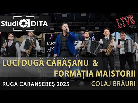 ‪@LuciDugaCarasanu‬ & Formatia Maistorii - Colaj Brauri LIVE 🎷 Ruga de la Caransebes 2025